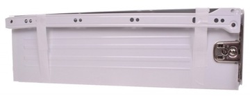 METALBOX metalowe boki do szuflady BIAŁE 450/118