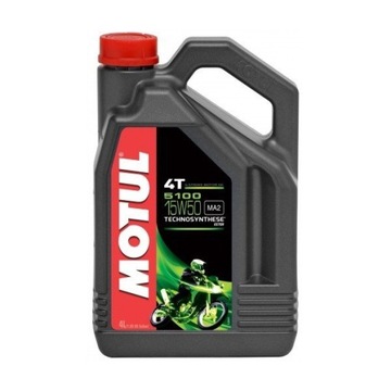 Полусинтетическое моторное масло Motul 5100 4T 15W50.