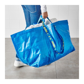 Большая сумка для покупок ИКЕА ФРАКТА 71 л 25 кг