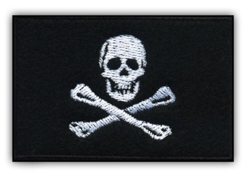 Naszywka Bandera - Flaga Piracka Jolly Roger HAFT