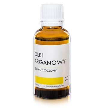 OLEJ ARGANOWY 30ml nierafinowany do włosów Maroko zimnotłoczony