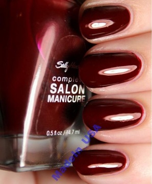 Sally Hansen Salon Complete Red Zin Super Лак для ногтей