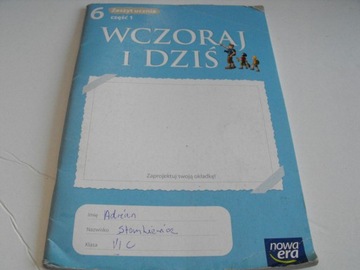 Wczoraj i dziś 6 zeszyt ćwiczeń część 1 czyste