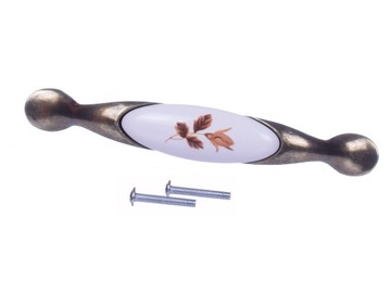 UCHWYT MEBLOWY Z PORCELANĄ CH-8240-96/Y-BA