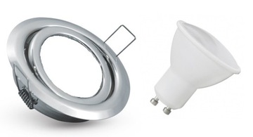 OPRAWKA RUCHOMA DO PODBITKI DACH SREBRNY LED 3W