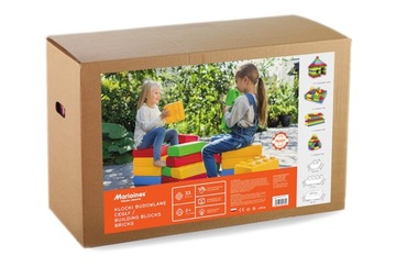 Marioinex MEGA DUŻE KLOCKI CEGŁY PRODUKT POLSKI