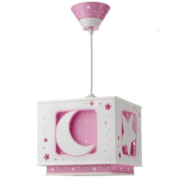 Lampa sufitowa Księżyc i Gwiazdki Pink Moon ZWIS