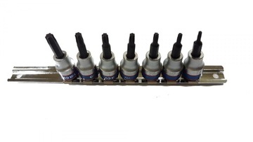 KOMPLET NASADEK TORX T10 - T40 7SZT 1/4 KING TONY