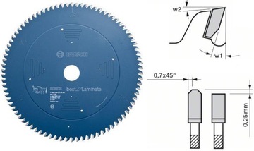 Tarcza pila widia BOSCH do laminatu paneli 216 60z
