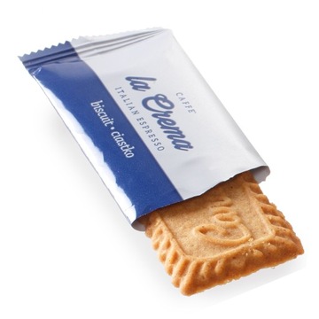 Ciastka Do Kawy La Crema Karmelowe Opak. 300 szt.