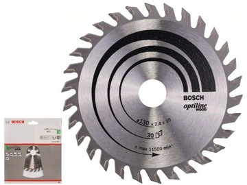 BOSCH Piła tarczowa do drewna Optiline 150x20 24z