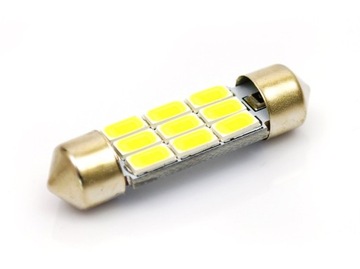 Żarówka LED 9 SMD diody 5630 C5W C10W RURKA 36 mm