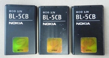 ОРИГИНАЛЬНЫЙ АККУМУЛЯТОР NOKIA BL-5CB * 1100 1101 1110i