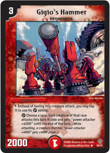 *DM-09 DUEL MASTERS - GIGIO'S HAMMER - !!!