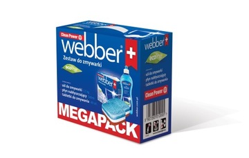 WEBBER DISHWASHER SET таблетки, соль, ополаскиватель