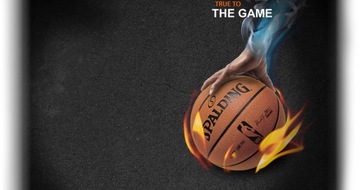 СЕРЕБРЯНЫЙ БАСКЕТБОЛЬНЫЙ МЯЧ SPALDING NBA РАЗМЕР 7 ИЗ КОМПОЗИТНОЙ КОЖИ