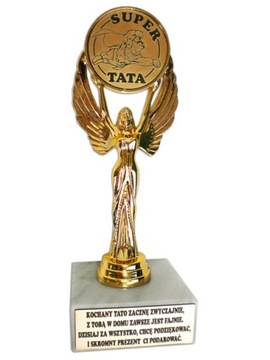 statuetka SUPER TATA prezent urodziny dla OJCA !!!