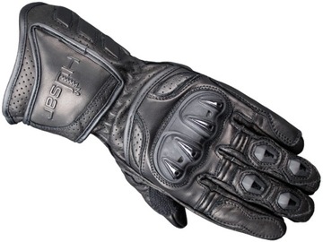 HUSAR ZR RACE длинные черные мужские кожаные мотоциклетные перчатки размера XL