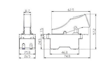 Переключатель шлифовальной машины для Einhell Eurotec FA5-10/2W