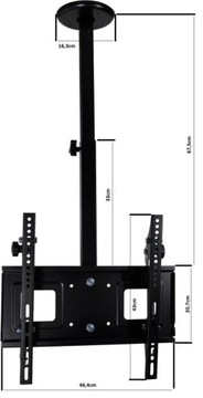 LCD/LED/PLASMA 23-50 400x400 потолочный держатель МКМС