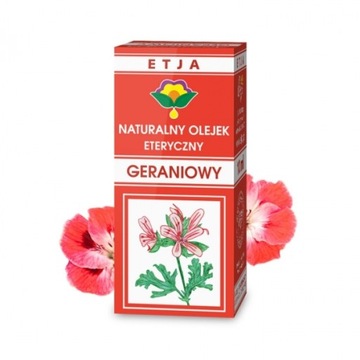 ETJA Naturalny Olejek Eteryczny Geraniowy 10ml