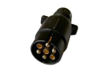 Wtyczka 7 biegunowa pinowa 12V plastikowa 7pin