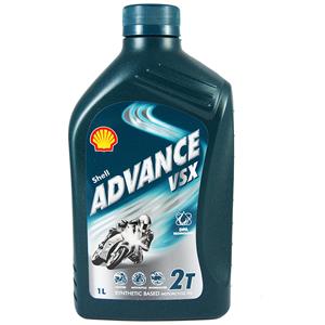 SHELL Advance VSX 2T 1L - półsyntetyczny motocyklowy olej do mieszanki do d