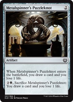 MTG 4x Metalspinner's Puzzleknot