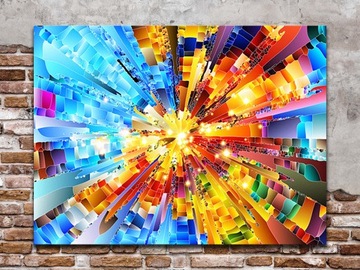 КАРТИНА на холсте АБСТРАКТ 184107687 120x80 УЗОРЫ