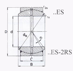 ПОДШИПНИК Скольжения GE 25 ES 2RS 25x42x20 GE25ES2RS