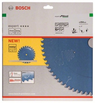 BOSCH Tarcza piła widiowa 254 /60 do drewna EXPERT