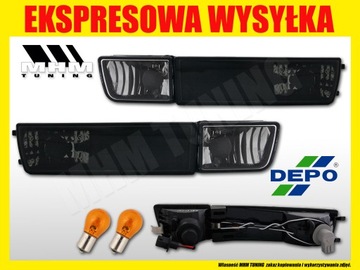 HALOGEN BLIKAČ KPL VW GOLF III 3 VENTO BLACK DEPO