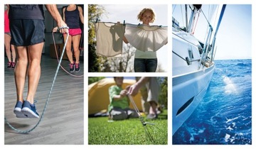 ВЕРЕВКА ПОЛИПРОПИЛЕНОВАЯ 6мм 1м ПРОЧНАЯ