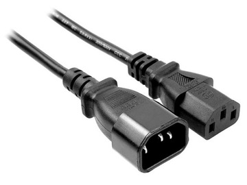 Kabel zasilający PC UPS przedłużacz C13 C14 3m