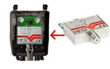 Антенный усилитель эфирного DVB-T2 25 дБ Cabletech