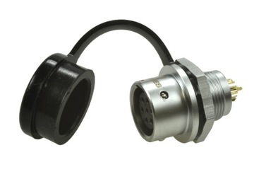 GNIAZDO 7 pin IP67 5A 125V Weipu