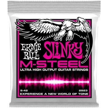 Струны Ernie Ball EB2923 M-STEEL 9-42