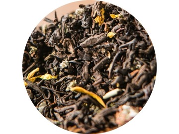 Herbata czerwona PU ERH TRUSKAWKA W ŚMIETANIE 50g