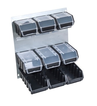 Pojemnik Kuweta Ergobox1 Czerwony 117x117x75