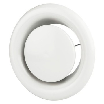 фото ориг. №1, Anemostat exhaust framed fi 200 white metallic