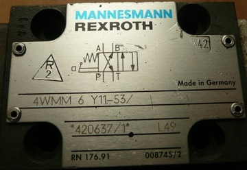 Гидрораспределитель 4WMM6 Y 11-53 Rexroth