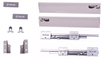 REJS szufladka comfort box L-450 niska 86 szara