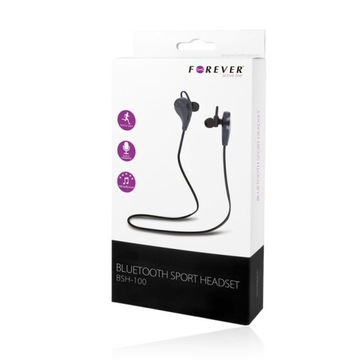 Наушники-вкладыши Forever BSH-100 BLACK ACTIVE LINE