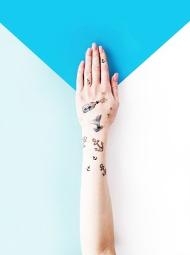 Тату на руке, предплечье, морском стиле Paperself