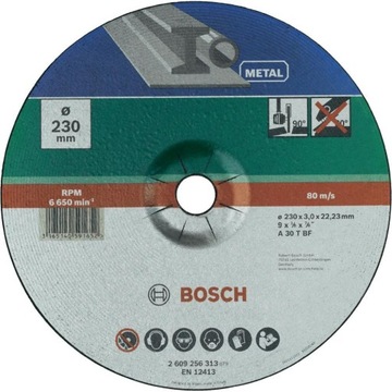 BOSCH 230x3 mm tarcza do cięcia metalu wypukła