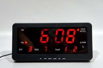 BUDZIK ELEKTRONICZNYLED DUŻY-WYŚWIETLACZ [7805]