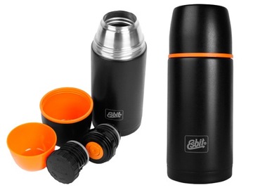 Вакуумный термос Esbit Vaccum Flask 0,75л + 2 чашки, черный