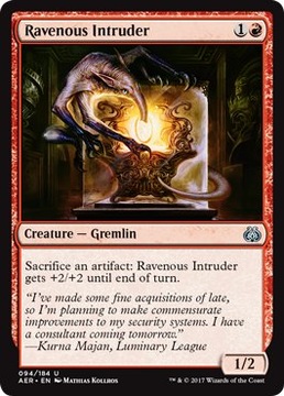 MTG 4x Ravenous Intruder (Uncommon)
