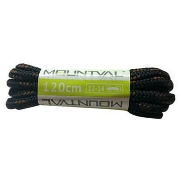 Sznurówki Trekkingowe 120cm Czarny/Brąz