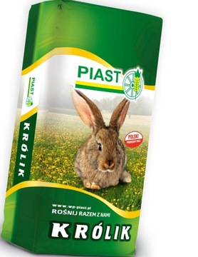 Pasza karma granulat KRÓLICA królik PIAST 25kg